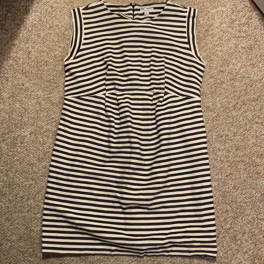 Black and white maternity dress